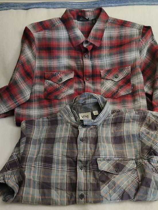 Vans Other - Vans Plaid Button Up Short Bundle Men's Small
